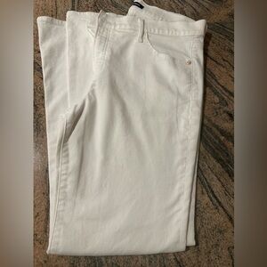 Express 70’s Flare Mid-Rise Jeans, Size 14 Regular, White